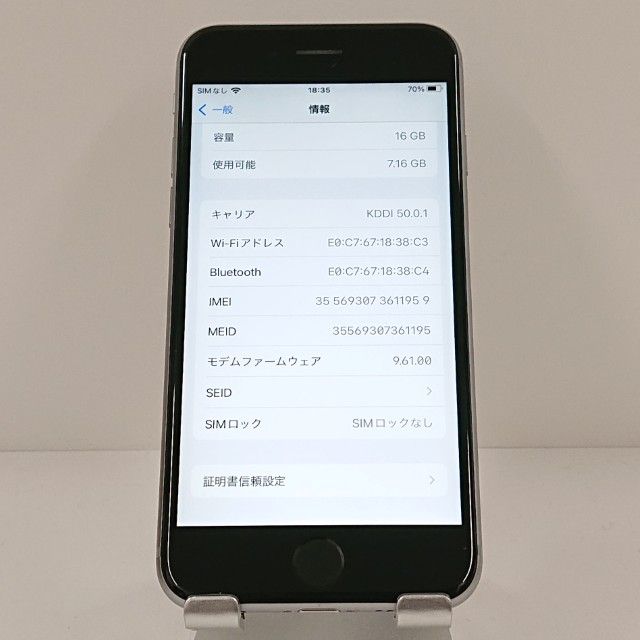 iPhone6s 16GB SIM�ե꡼ ���ڡ������쥤 c19092