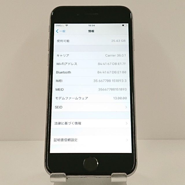 iPhone6 32GB SIM�ե꡼ ���ڡ������쥤 c18644