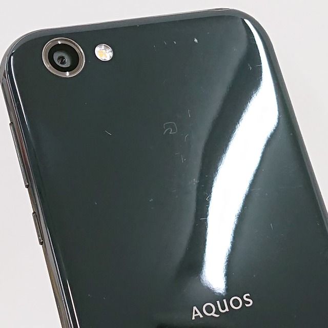 SHARP - 【おすすめ】SHV39 au マーキュリーブラック ムスビー｜AQUOS R SHV39 au マーキュリーブラック c06078