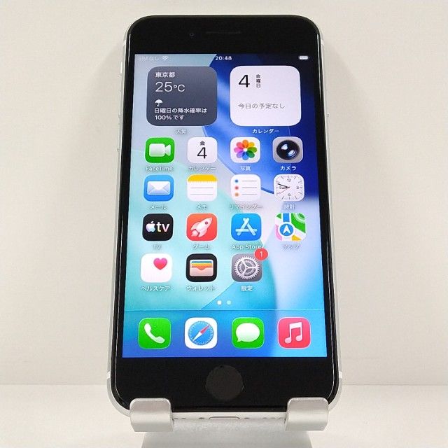 iPhoneSE ��2���� 128GB �ɥ��� �ۥ磻�� c22495