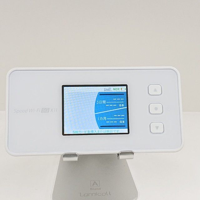 Speed Wi-Fi 5G X11 NAR01 au ���Ρ��ۥ磻�� c22393