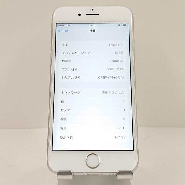 iPhone6s 16GB SIM�ե꡼ ����С� c18044