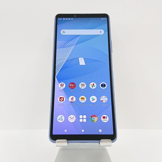 ムスビー｜Xperia 10 III SO-52B docomo ブルー n08752【Xperia