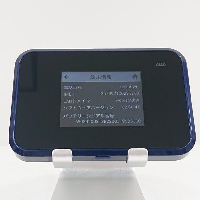 Speed Wi-Fi NEXT W07 SHD31 au �֥�å� c20400