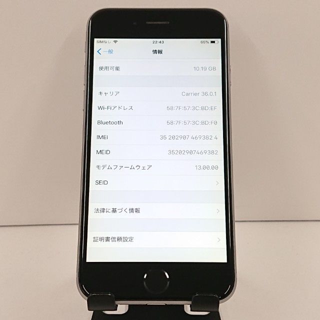 iPhone6 16GB SoftBank ���ڡ������쥤 c19262