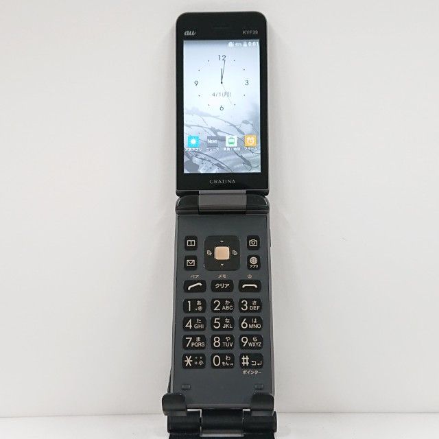 GRATINA KYF39 simフリー新古品 au SIMフリー 京セラ GRATINA グラティーナ KYF39 墨 スミ