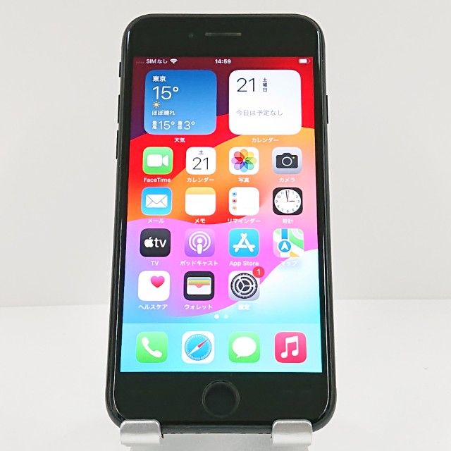 iPhoneSE ��2���� 64GB �ɥ��� �֥�å� c17365