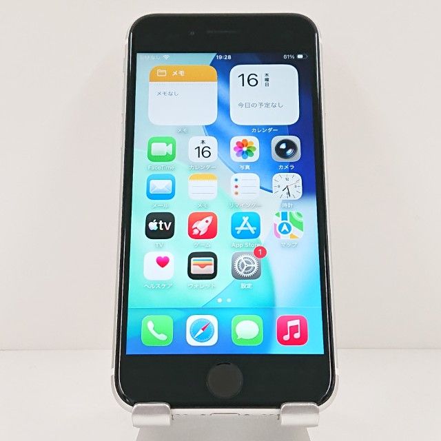 iPhoneSE ��2���� 64GB �ɥ��� �ۥ磻�� c19010