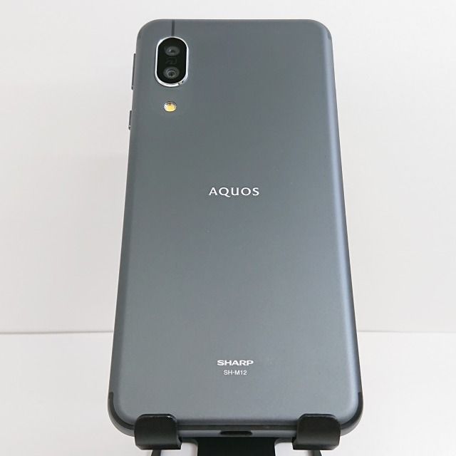 ムスビー｜AQUOS sense3 SH-M12 SIMフリー ブラック c03714【AQUOS