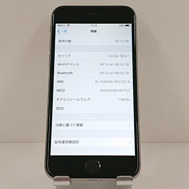 iPhone6 32GB SIM�ե꡼ ���ڡ������쥤 c18801