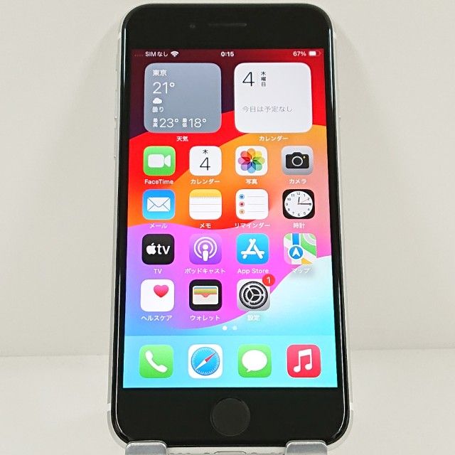 iPhoneSE ��2���� 64GB SIM�ե꡼ �ۥ磻�� c20519