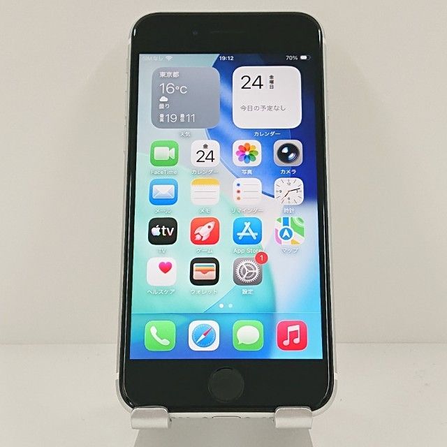 iPhoneSE ��2���� 64GB au �ۥ磻�� c19166