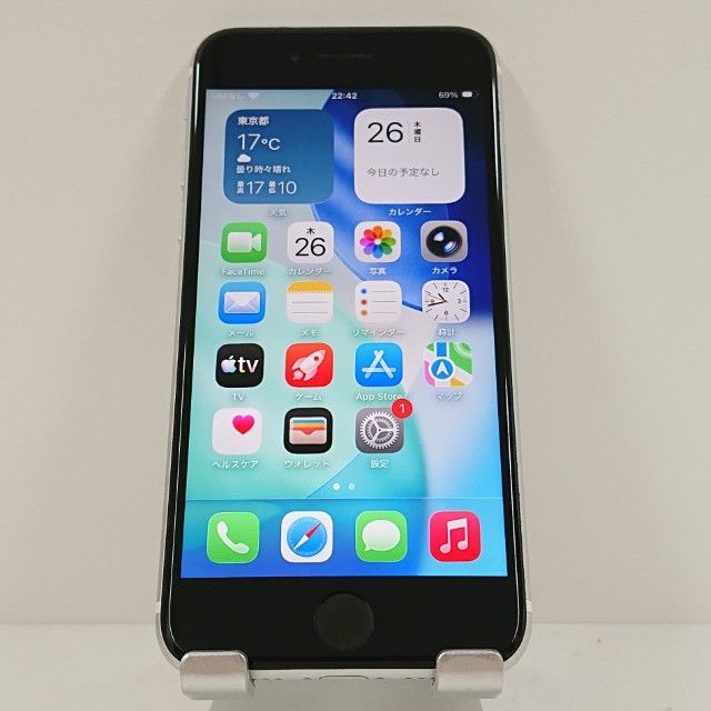 iPhoneSE ��2���� 64GB �ɥ��� �ۥ磻�� c18436