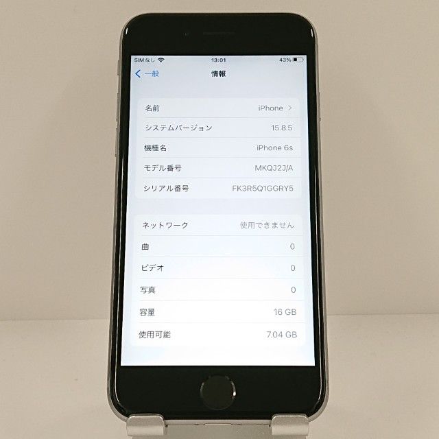 iPhone6s 16GB SIM�ե꡼ ���ڡ������쥤 c19521