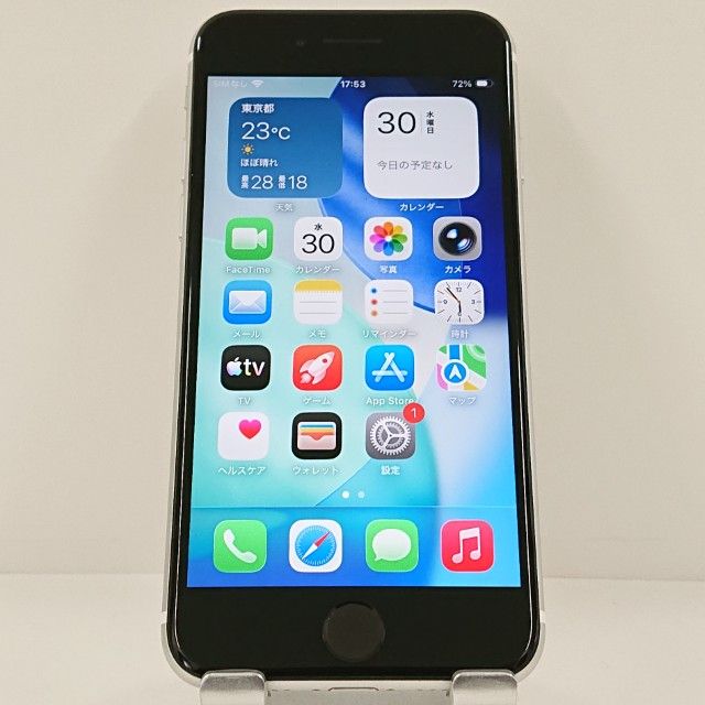 iPhoneSE ��2���� 64GB �ɥ��� �ۥ磻�� c22954