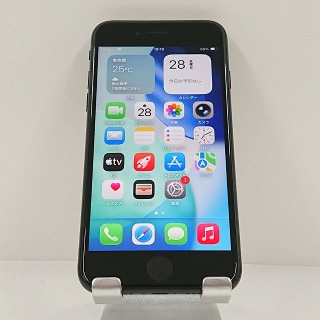 iPhoneSE ��2���� 64GB au �֥�å� c22248