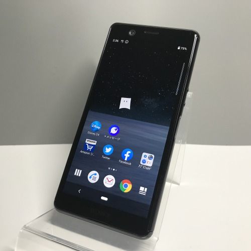 ムスビー｜XperiaAce SO-02L ブラック SIMロック解除済み N1342  