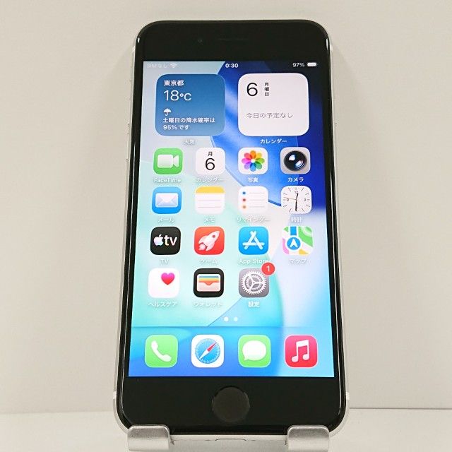 iPhoneSE ��2���� 64GB au �ۥ磻�� c18674