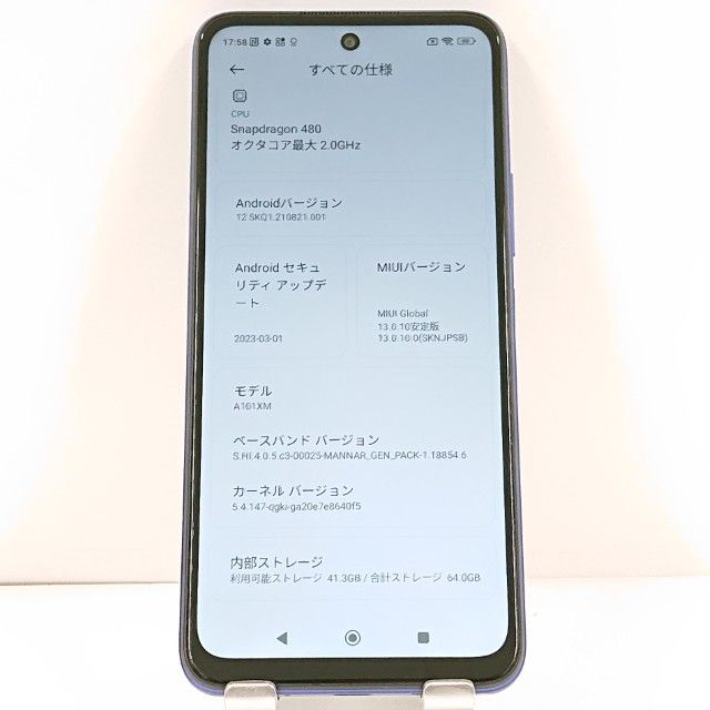 Redmi Note 10T A101XM SoftBank �ʥ��ȥ�����֥롼 c21739
