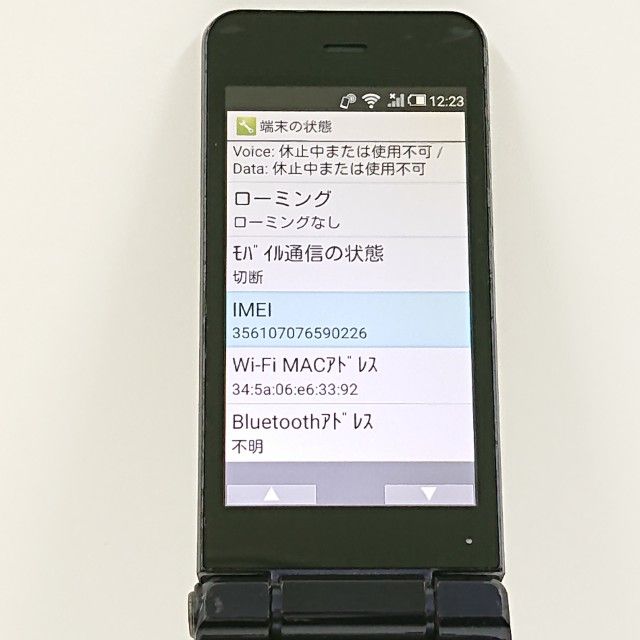 AQUOS �������� SH-01J �ɥ��� �֥롼�֥�å� c20743