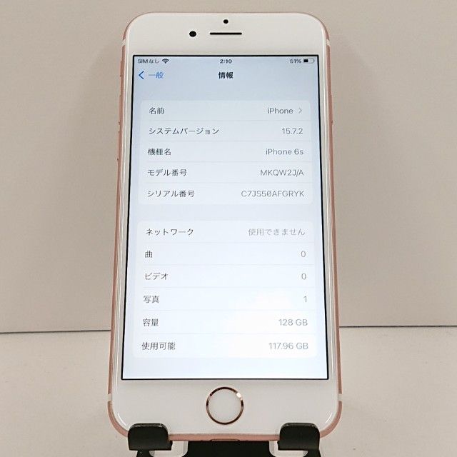 iPhone6s 128GB SoftBank ������������� c19345