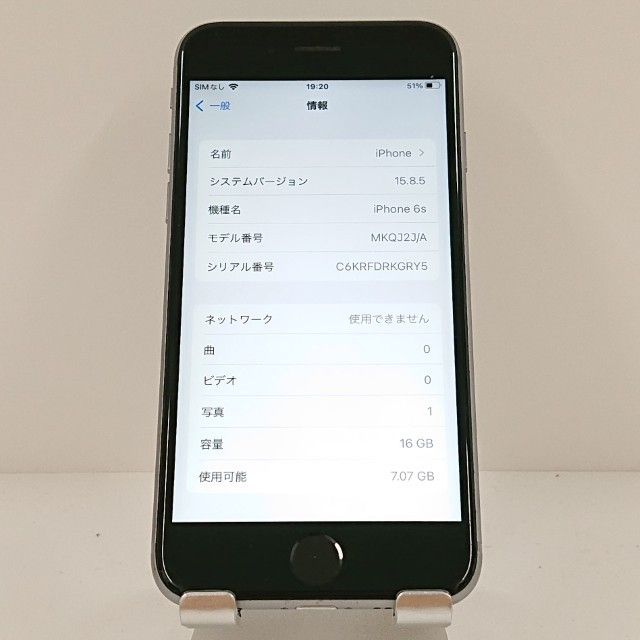 iPhone6s 16GB SIM�ե꡼ ���ڡ������쥤 c17902