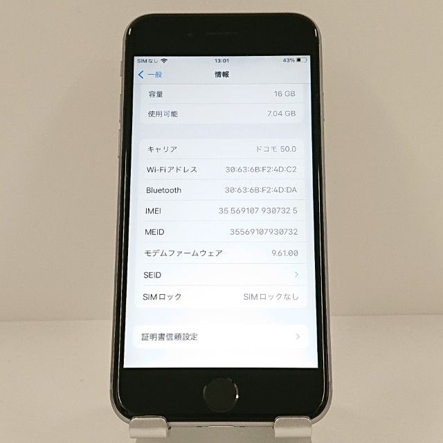 iPhone6s 16GB SIM�ե꡼ ���ڡ������쥤 c19521
