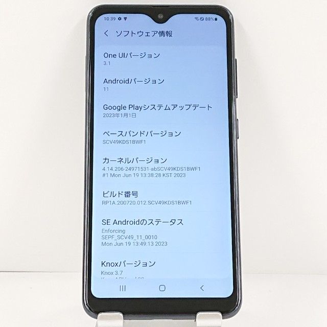 Galaxy A21 ����ץ� SCV49 au �֥�å� c20831