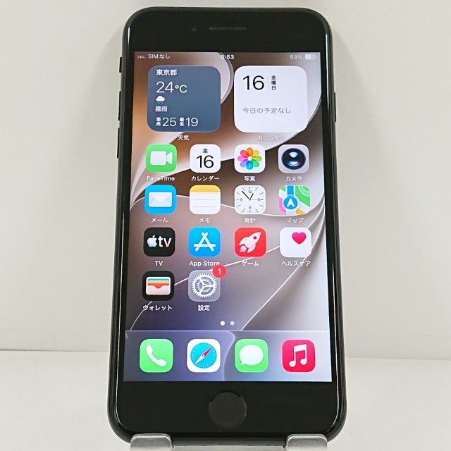 iPhoneSE ��2���� 64GB �ɥ��� �֥�å� c23336