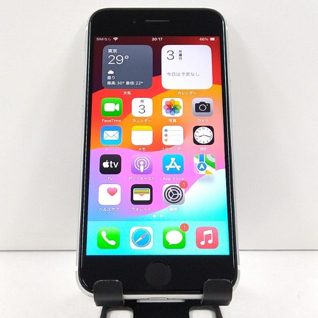 iPhoneSE ��2���� 64GB �ɥ��� �ۥ磻�� c21882