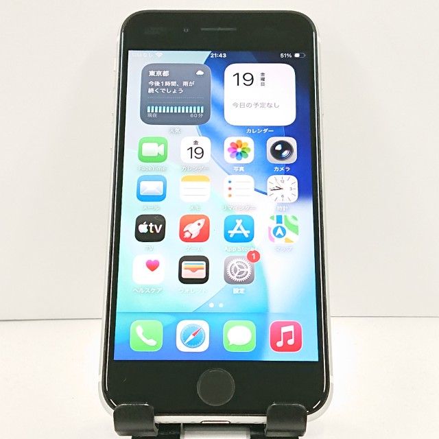 iPhoneSE ��2���� 64GB �ɥ��� �ۥ磻�� c20890