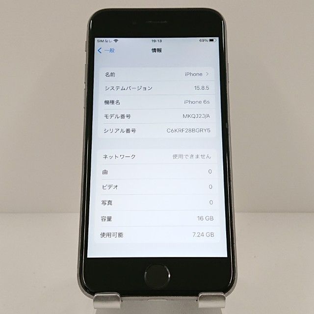 iPhone6s 16GB SIM�ե꡼ ���ڡ������쥤 c18031