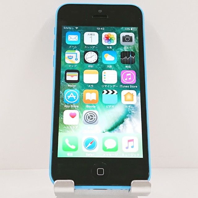 iPhone5c 16GB �ɥ��� �֥롼 c22340