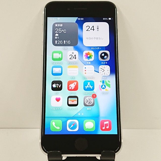 iPhoneSE ��2���� 64GB �ɥ��� �ۥ磻�� c20086