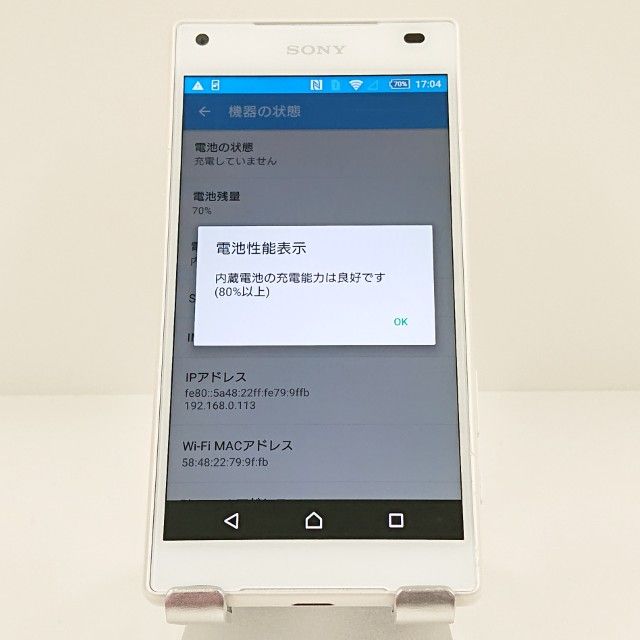 Xperia Z5 Compact SO-02H �ɥ��� �ۥ磻�� c20284