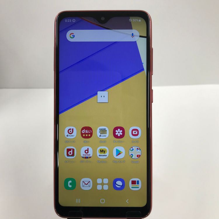 ムスビー｜Galaxy A21 SC-42A docomo レッド 本体 n05822【Galaxy A21