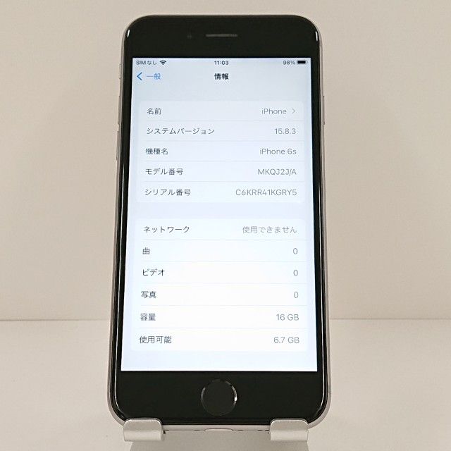 iPhone6s 16GB SIM�ե꡼ ���ڡ������쥤 c18804