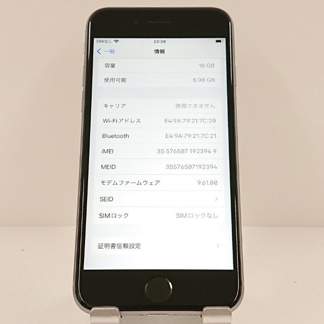 iPhone6s 16GB SIM�ե꡼ ���ڡ������쥤 c17672