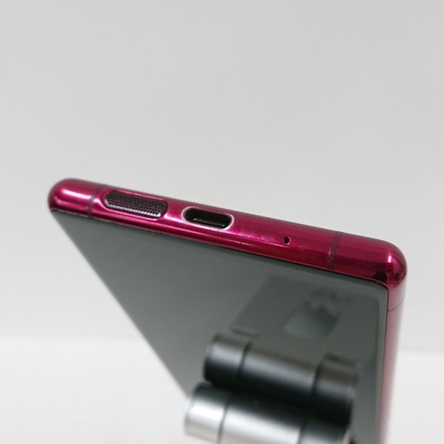 ムスビー｜Xperia 5 SO-01M docomo レッド c04361【Xperia 5 SO-01M