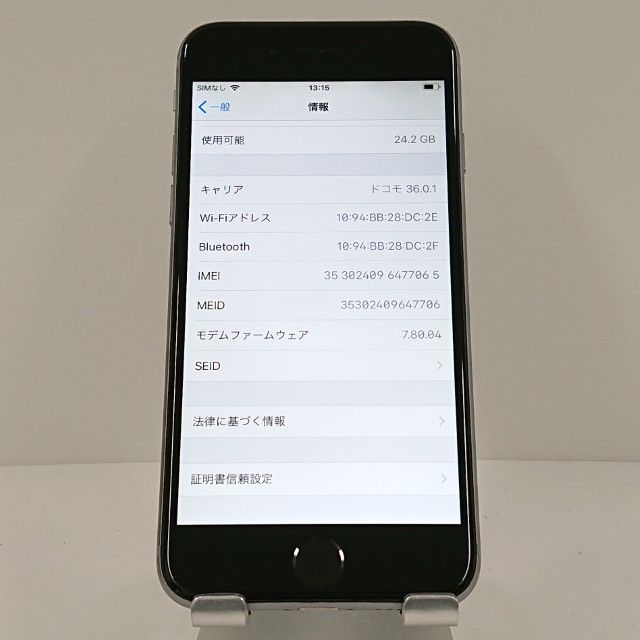 iPhone6 32GB SIM�ե꡼ ���ڡ������쥤 c18302