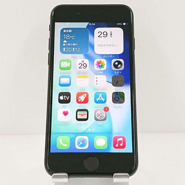 iPhoneSE ��2���� 64GB �ɥ��� �֥�å� c18471