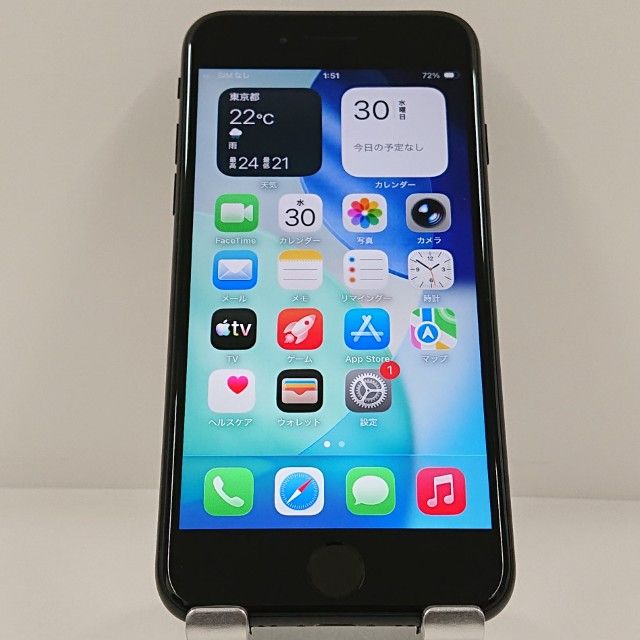iPhoneSE ��2���� 64GB �ɥ��� �֥�å� c22949