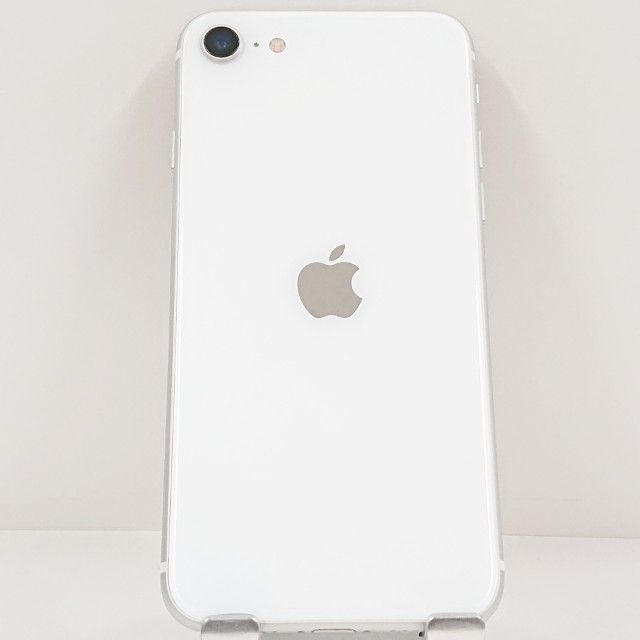 iPhoneSE ��2���� 64GB �ɥ��� �ۥ磻�� c22951