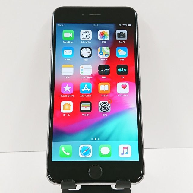 Apple - iPhone6 Plus 64GB スペースグレー au au iPhone6 Plus 64GB スペースグレー 本体 白ロム 053429
