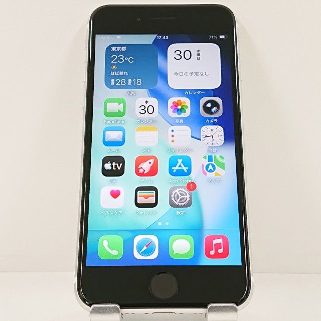 iPhoneSE ��2���� 64GB �ɥ��� �ۥ磻�� c22953