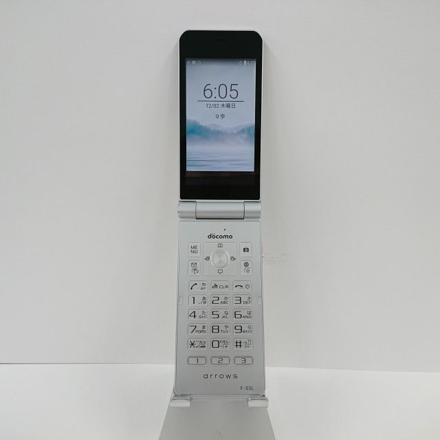 ムスビー｜arrows ケータイ F-03L docomo シルバー 送料無料