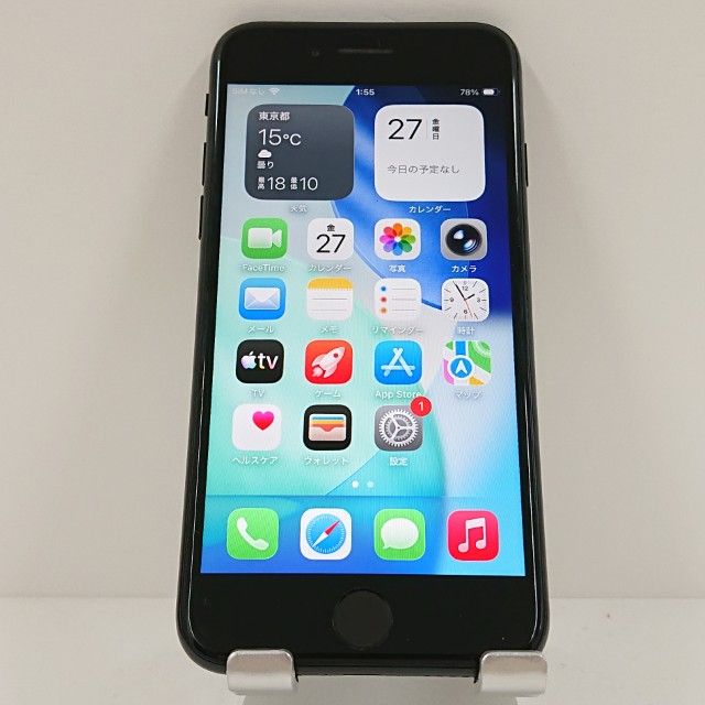 iPhoneSE ��2���� 64GB au �֥�å� c18455