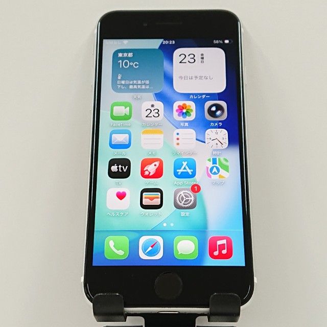 iPhoneSE ��2���� 64GB �ɥ��� �ۥ磻�� c16498