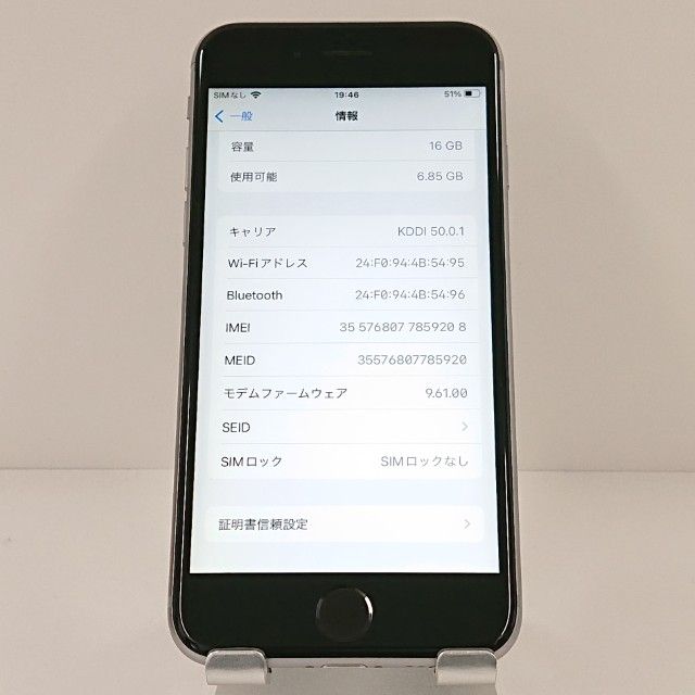 iPhone6s 16GB SIM�ե꡼ ���ڡ������쥤 c18978