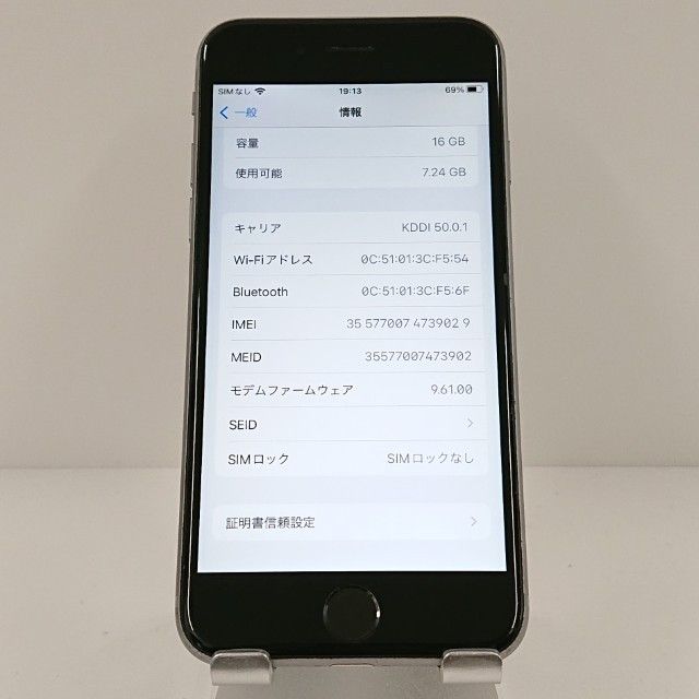 iPhone6s 16GB SIM�ե꡼ ���ڡ������쥤 c18031